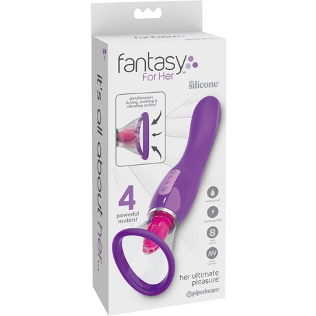 Auflegevibrator Klitorisauger Violet der die Zunge Stimuliert 24,1 x 3,8 cm