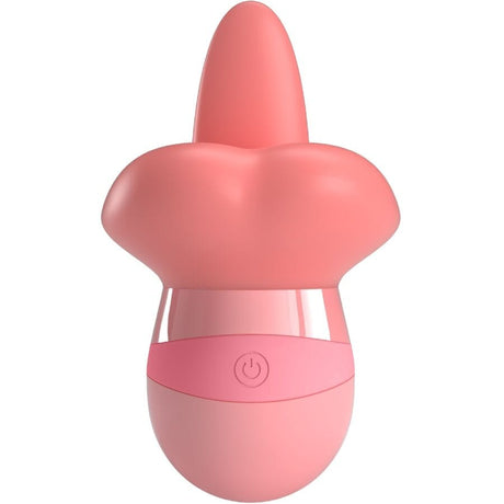 Auflegevibrator Kylee Zungen-Klitoris-Stimulator 10 Vibrationen Nude Pink 11,6 x 7,2 cm