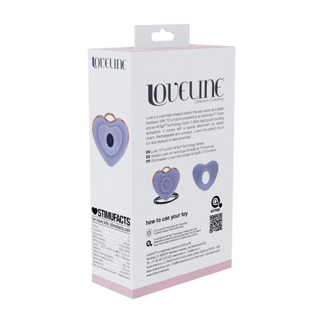 Auflegevibrator Luvie AirTap herzförmig mit Kette 6,5 cm – Ansicht 10