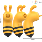 Auflegevibrator Maya Stimulator mit 360º Rotierender Zunge Gelb