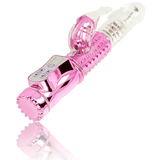 Auflegevibrator mit Rotationsfunktion und Klitoristimulator Türkis 12 x 3,4 cm – Ansicht 3