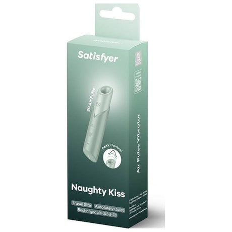 Auflegevibrator Naughty Kiss Wave Klitoris-Stimulator Aquamarin