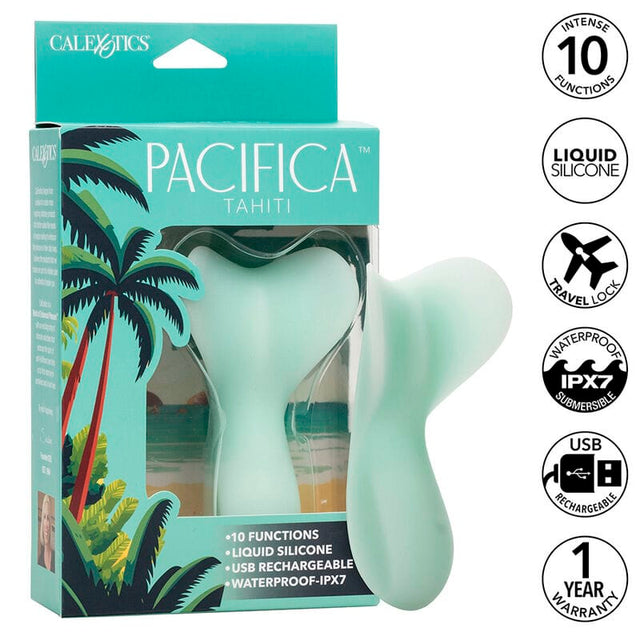 Auflegevibrator Pacifica Tahiti Türkis mit 10 Funktionen