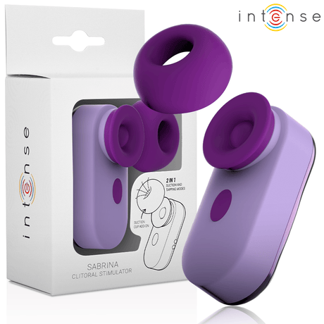 Auflegevibrator Sabrina Clit Stimulator Lila 6 cm