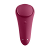 Auflegevibrator Sexy Secret für den Slip mit App Weinrot