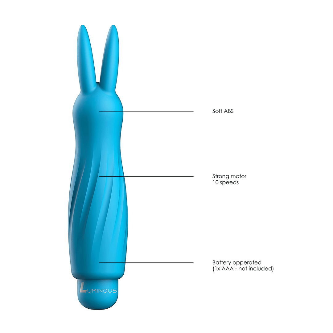 Auflegevibrator Sofia mit zwei Ohren Türkis 12,6 x 2,7 cm – Ansicht 6