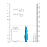 Auflegevibrator Sofia mit zwei Ohren Türkis 12,6 x 2,7 cm – Ansicht 7