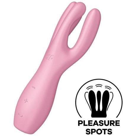 Auflegevibrator Threesome 3 Rosa