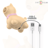 Auflegevibrator Toulouse Stimulator mit 360º Rotierender Zunge Gelb – Ansicht 5