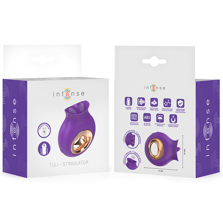 Auflegevibrator Tuli Klitorisstimulator 9 Vibrationen & 9 Oszillationen Lila