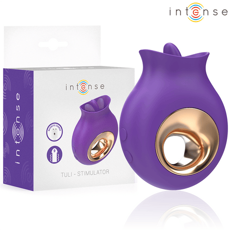 Auflegevibrator Tuli Klitorisstimulator 9 Vibrationen & 9 Oszillationen Lila