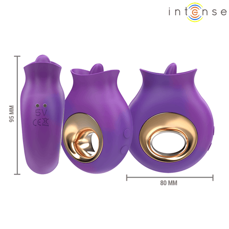 Auflegevibrator Tuli Klitorisstimulator 9 Vibrationen & 9 Oszillationen Lila