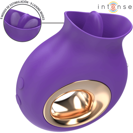 Auflegevibrator Tuli Klitorisstimulator 9 Vibrationen & 9 Oszillationen Lila