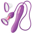 Auflegevibrator Ultimate Pleasure Max mit Saugfunktion und Zunge Lila