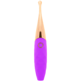Auflegevibrator wiederaufladbarer Klitoris-Stimulator 36 Modi Lila 20 x 3,5 cm – Ansicht 4