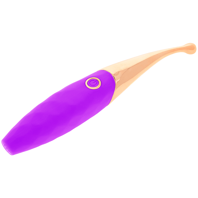 Auflegevibrator wiederaufladbarer Klitoris-Stimulator 36 Modi Lila 20 x 3,5 cm