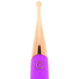 Auflegevibrator wiederaufladbarer Klitoris-Stimulator 36 Modi Lila 20 x 3,5 cm – Ansicht 3