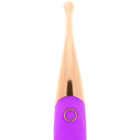 Auflegevibrator Wiederaufladbarer Klitoris-Stimulator 36 Lila-Modi 20 x 3,5 cm
