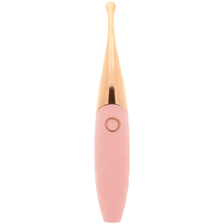 Auflegevibrator Wiederaufladbarer Klitoristimulator 36 Rosa-Rosa-Gold-Modi 20 x 3,5 cm