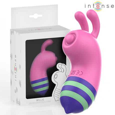 Auflegevibrator Willie Pulsation Zungenstimulator Pink