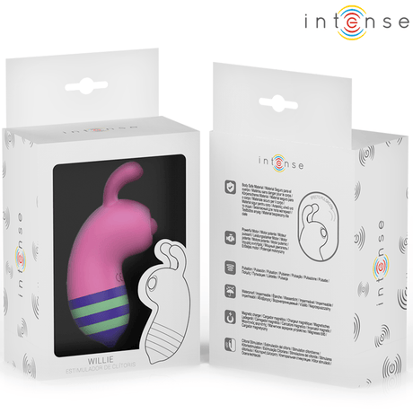 Auflegevibrator Willie Pulsation Zungenstimulator Pink