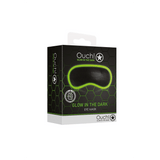 Augenmaske Ouch nachtleuchtend Schwarz-Grün 52,5 cm – Ansicht 2