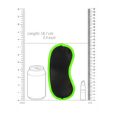 Augenmaske Ouch nachtleuchtend Schwarz-Grün 52,5 cm – Ansicht 5