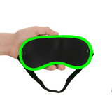 Augenmaske Ouch nachtleuchtend Schwarz-Grün 52,5 cm – Ansicht 6