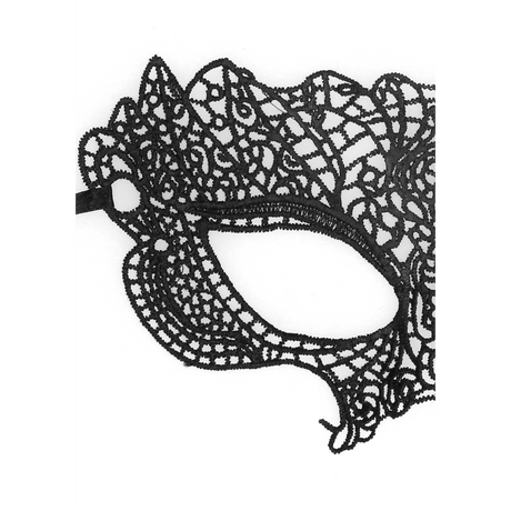 Augenmaske Ouch Black and White Princess aus Spitze 23,5 cm – Ansicht 6