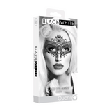 Augenmaske Ouch Black and White Queen aus Spitze 23,5 cm – Ansicht 2