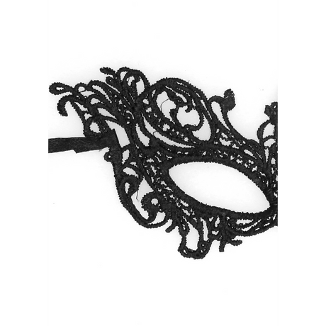 Augenmaske Ouch Black and White Royal aus Spitze 23,5 cm – Ansicht 6