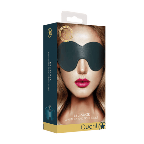 Augenmaske Ouch Luxus aus Kunstleder Grün 71,5 cm – Ansicht 2