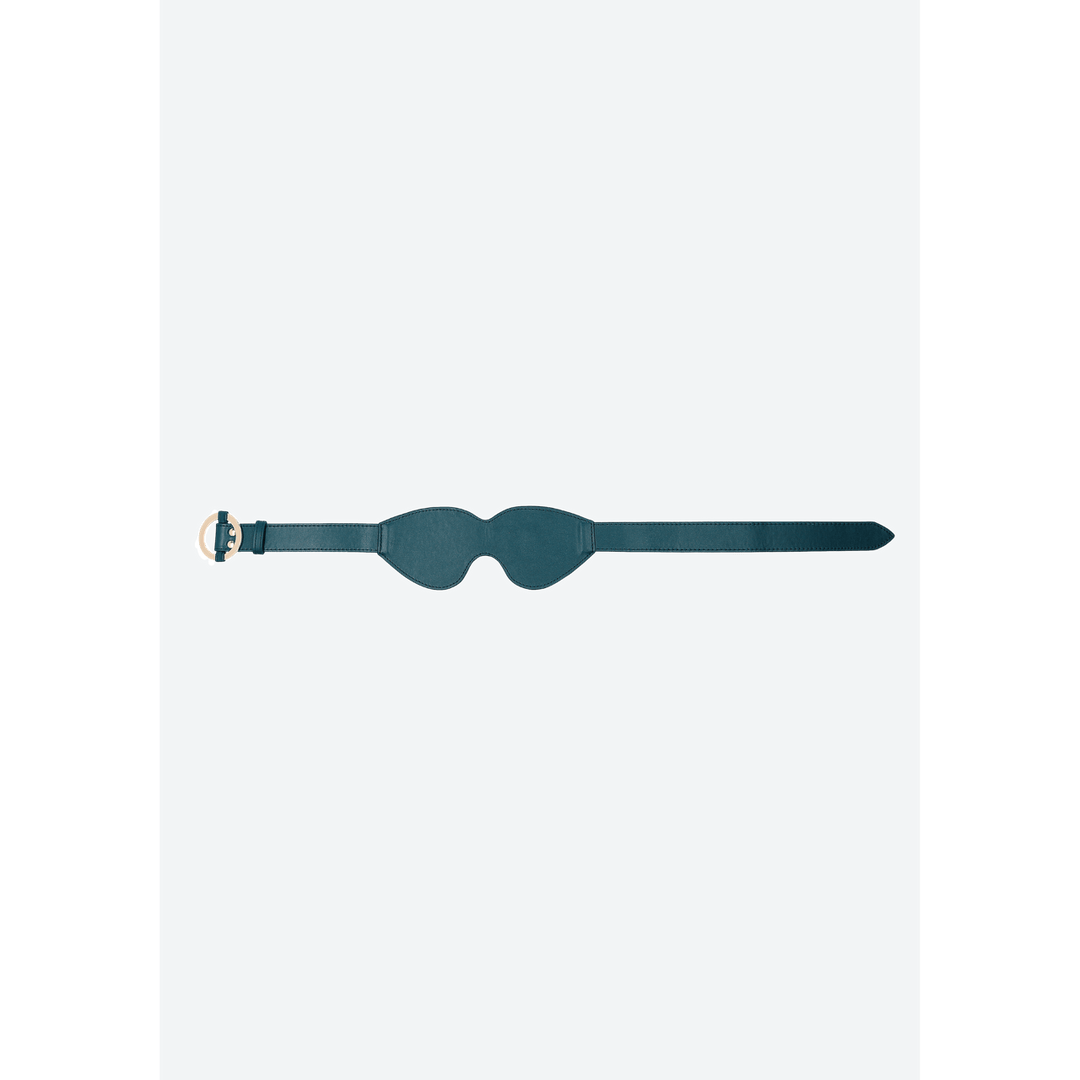 Augenmaske Ouch Luxus aus Kunstleder Grün 71,5 cm – Ansicht 5