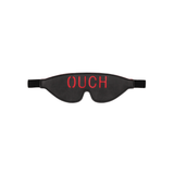 Augenmaske Ouch mit Schriftzug OUCH Schwarz 24,5 cm – Ansicht 6