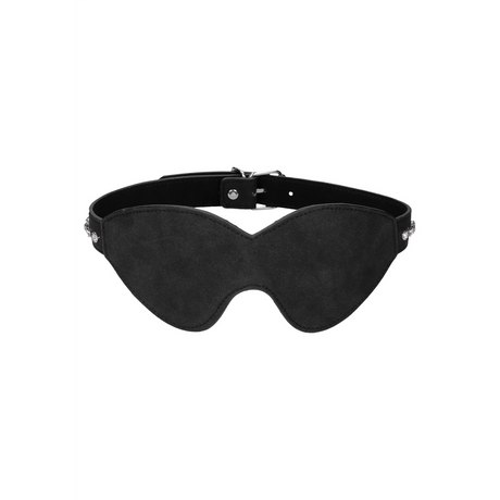 Augenmaske Ouch mit Glassteinen Schwarz 68 cm – Ansicht 4
