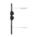 Augenmaske Ouch mit Glassteinen Schwarz 68 cm – Ansicht 6
