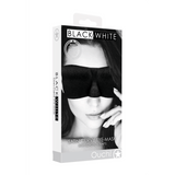 Augenmaske Ouch geschwungen aus Satin Schwarz 23 cm – Ansicht 2