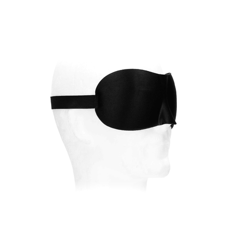 Augenmaske Satin geschwungen Schwarz 23 cm – Ansicht 5