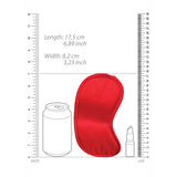 Augenmaske Ouch weich gepolstert Schwarz oder Rot 17,5 cm – Ansicht 11
