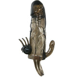 Baile - Brave Man Penishülle mit Klitoris und Analstimulation Doppelte Kugel Schwarz 16.5 cm
