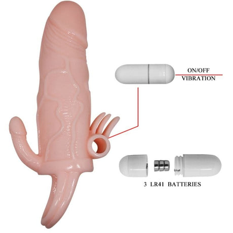 Penishülle Brave Man mit Klitoris und Analstimulation Fleisch Hautfarbe.7