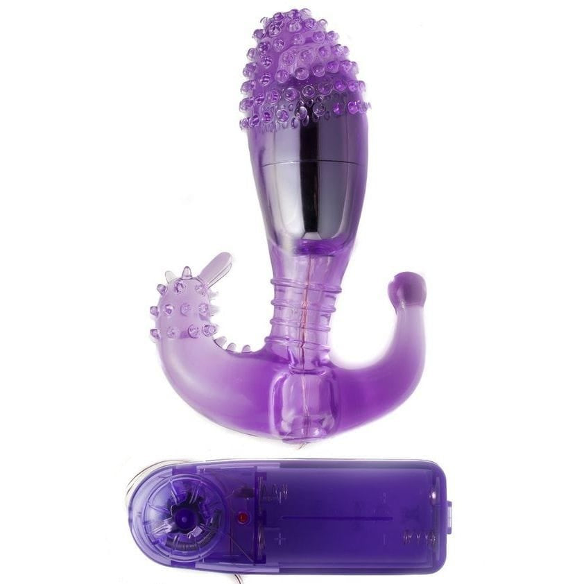 Baile - Fliederfarbener Vaginal und Analstimulator mit Vibration