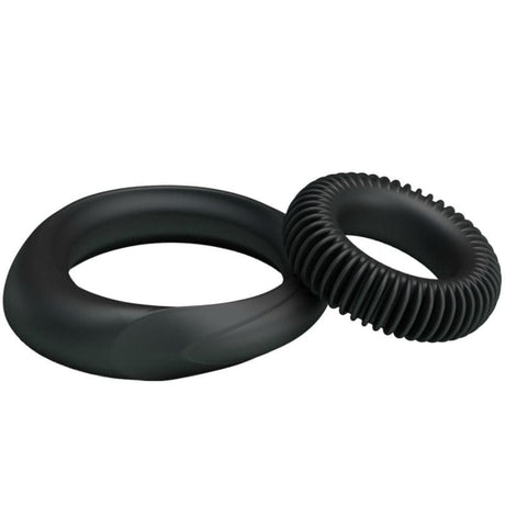 Penisring Kit 2 Silikonringe Ring Manhood Ø 1 cm.3