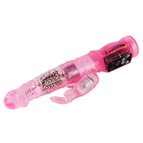 Vibrator Rosa Kaninchen Mini Rotator mit Superstimulator 21,5 x 4 cm.2