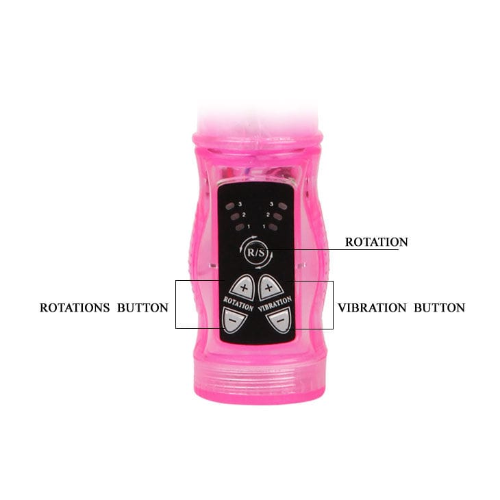 Baile - Rosa Kaninchen Mini Rotator mit Superstimulator