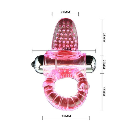 Baile - Sweet ABS 10 Rhythms Ring Rosa Vibrator Penisring