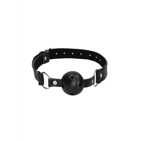 Ballknebel atmungsaktiv Schwarz 65 x Ø 4,5 cm – Ansicht 4