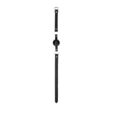 Ballknebel Ouch atmungsaktiv aus Verbundleder Schwarz 65 x Ø 4,5 cm – Ansicht 5