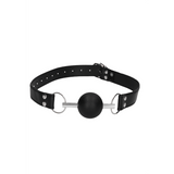 Ballknebel Ouch Black-White massiv Schwarz 13 x Ø 2,3 cm – Ansicht 4