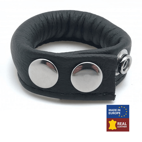 Ballstretcher aus Leder verstellbar 70 g Schwarz
